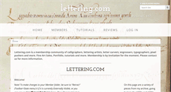 Desktop Screenshot of lettering.com